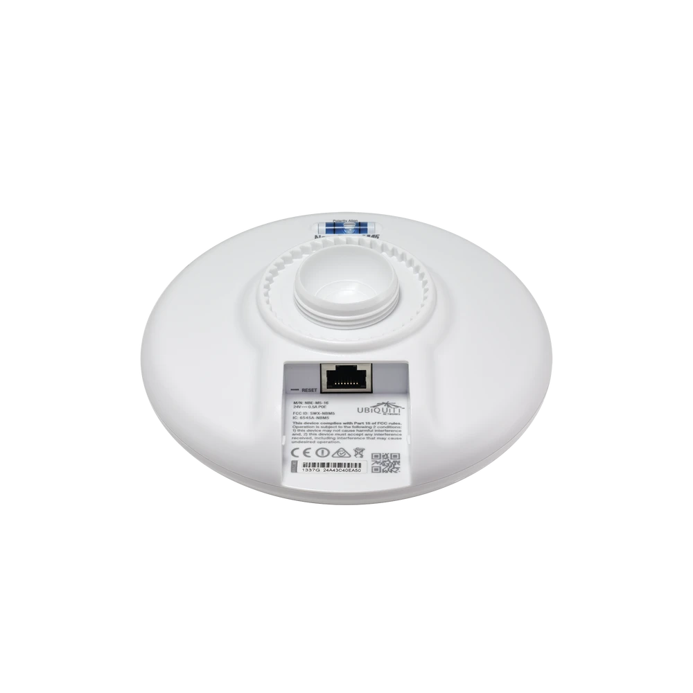 NANOBEAM AIRMAX M5 CPE, HASTA 150 MBPS, 5 GHZ (5150 - 5875 MHZ) CON ANTENA INTEGRADA DE 16 DBI-Enlaces PtP y PtMP-UBIQUITI-Bsai Seguridad & Controles