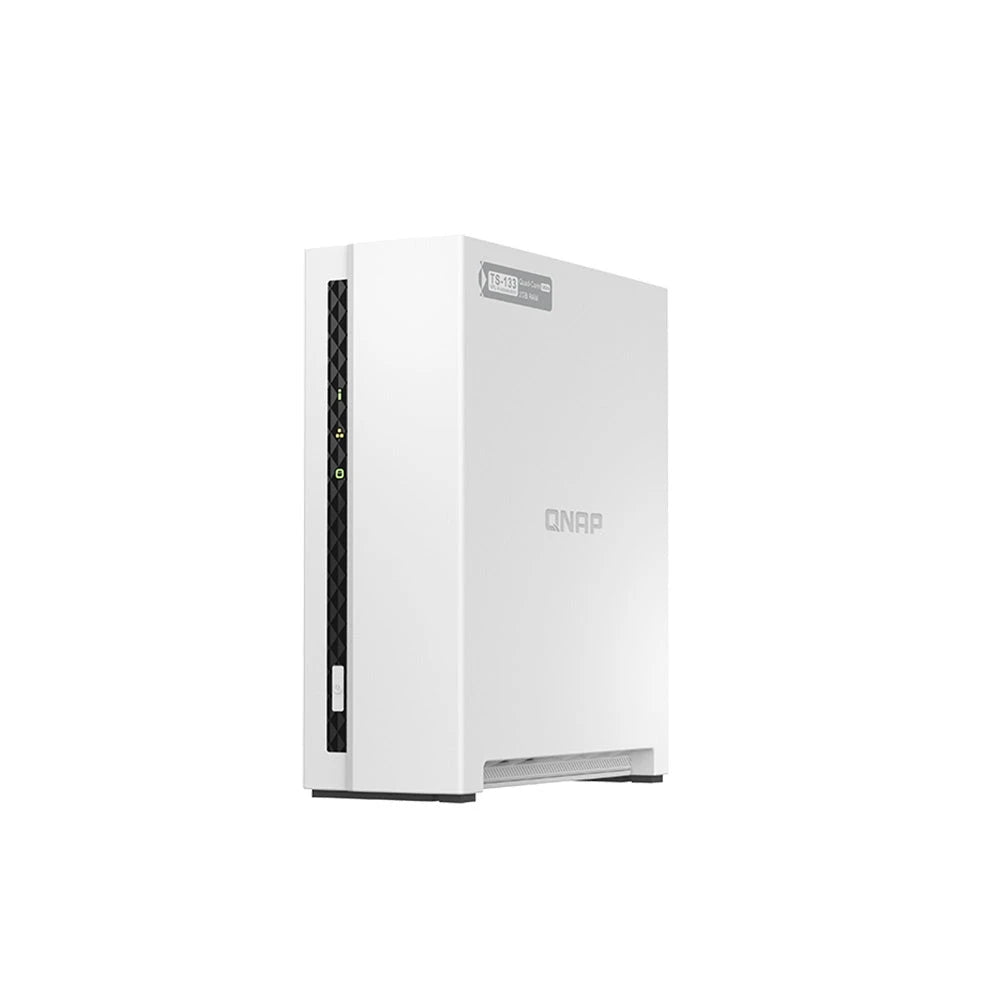 NAS QNAP TS-133 1 BAHIA PROCESADOR ARM CORTEX A55 DE CUATRO NUCLEOS PARA APLICACIONES DE USO PERSONAL PARA COMPARTIR Y RESPALDAR DATOS EN LA NUBE-Servidores NAS / STORAGE-QNAP-Bsai Seguridad & Controles