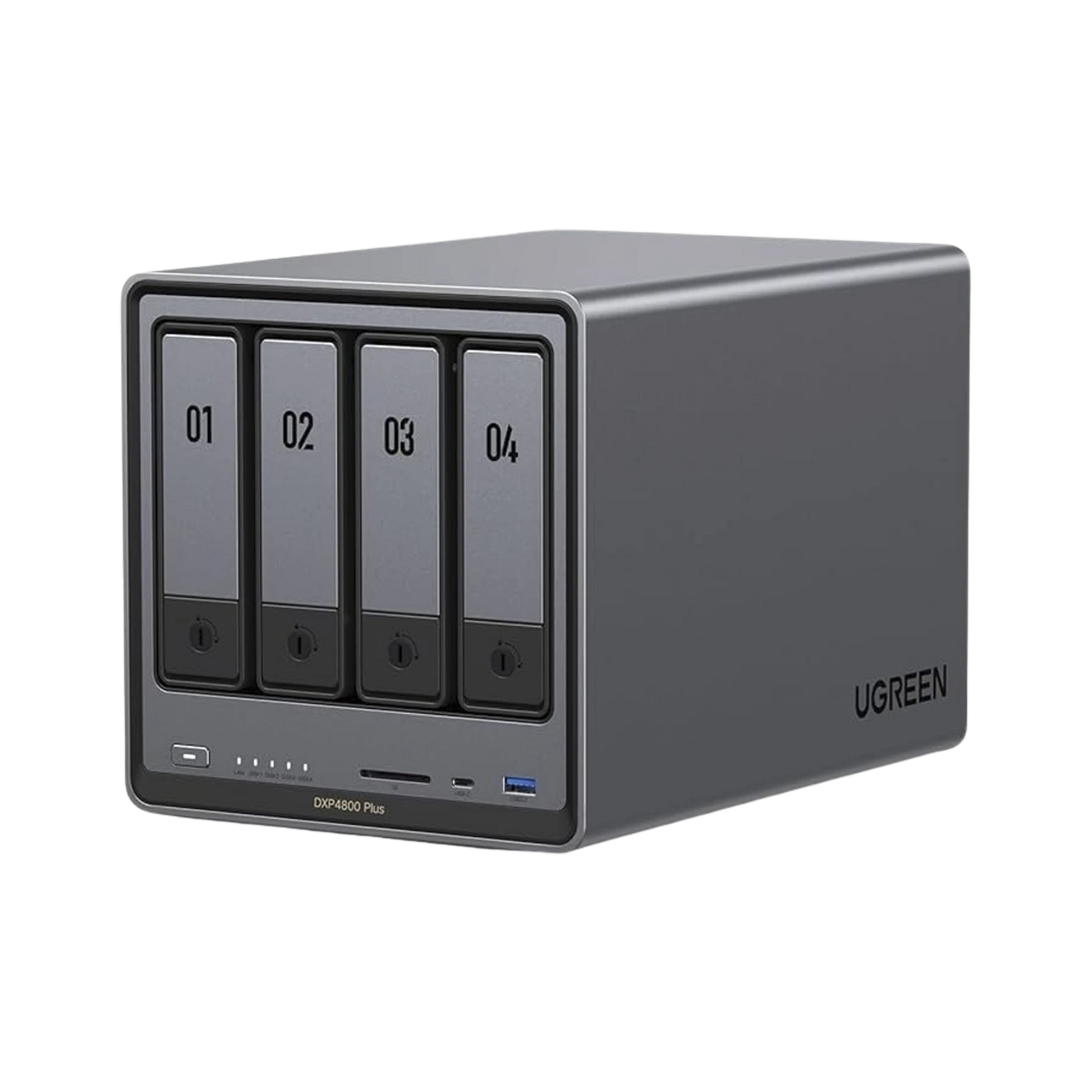 NASYNC DXP4800 PLUS | SO UGOS PRO | PENTIUM GOLD 8505 INTEL® CORE™ I5 | 4-BAHIAS (SATA) HASTA 96TB | 2* M.2 SSD HASTA 16TB | 8GB DDR5 (EXP. A 64GB) | 2 ETHERNET | HDMI 4K | 2* USB2.0 | 1*USB 3.2GEN1 | 1* USB 3.2GEN2 | 1*USB-C 3.2GEN2 | SD 3.0-Servidores / Almacenamiento-UGREEN-35260-Bsai Seguridad & Controles