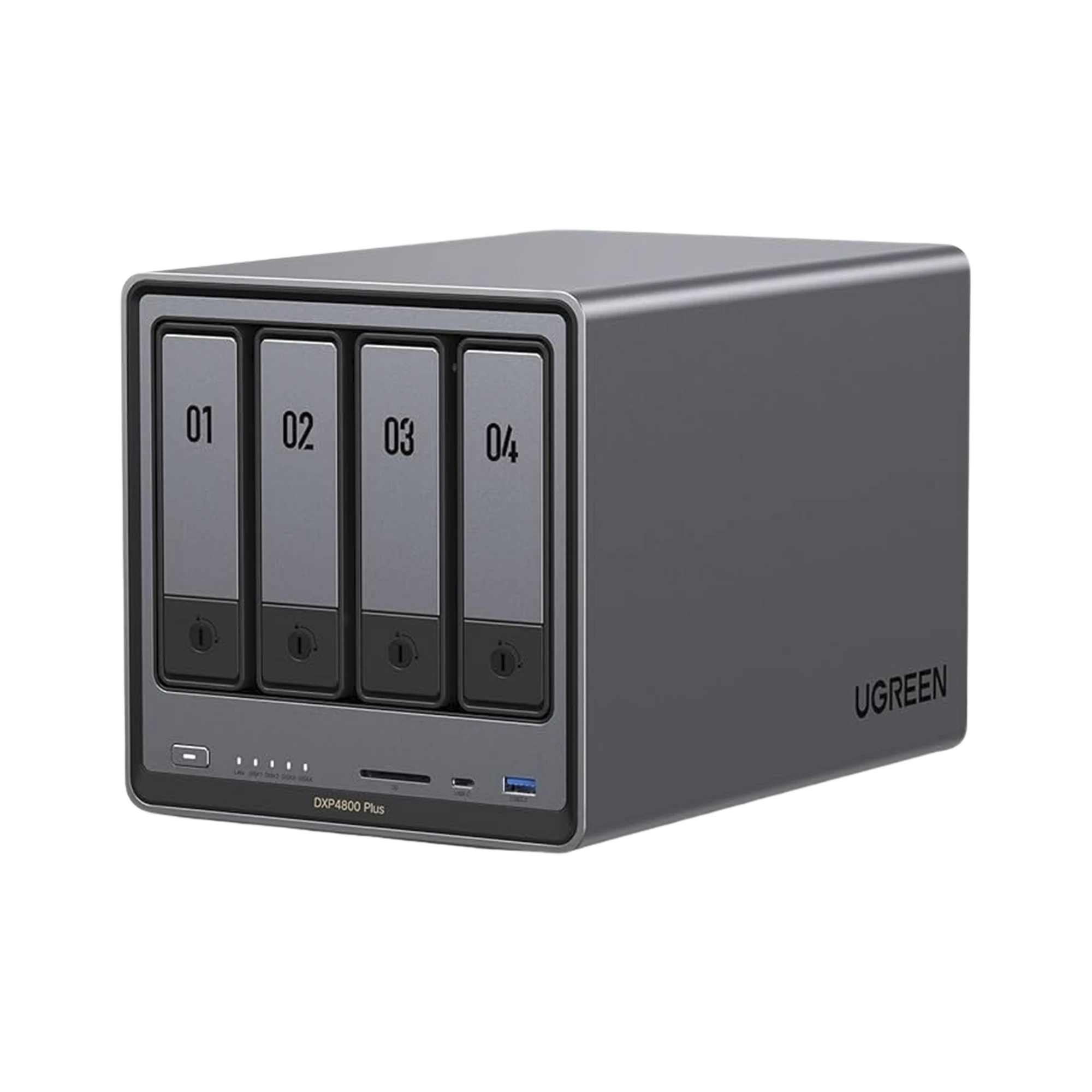 NASYNC DXP4800 PLUS | SO UGOS PRO | PENTIUM GOLD 8505 INTEL® CORE™ I5 | 4-BAHIAS (SATA) HASTA 96TB | 2* M.2 SSD HASTA 16TB | 8GB DDR5 (EXP. A 64GB) | 2 ETHERNET | HDMI 4K | 2* USB2.0 | 1*USB 3.2GEN1 | 1* USB 3.2GEN2 | 1*USB-C 3.2GEN2 | SD 3.0-Servidores / Almacenamiento-UGREEN-35260-Bsai Seguridad & Controles