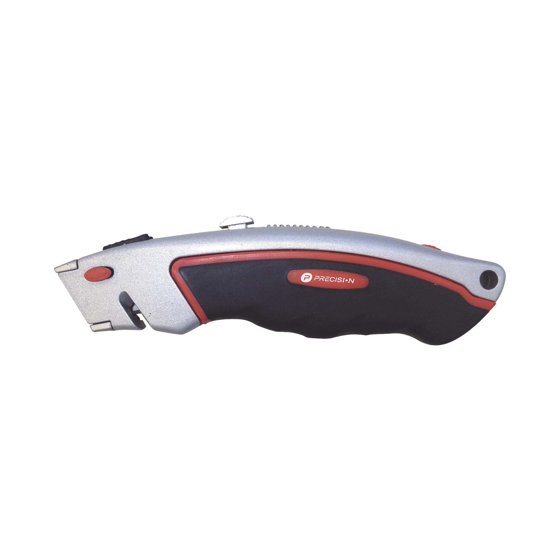 NAVAJA CURVA USO RUDO CON CORTADOR DE CABLE, MANGO ERGONÓMICO (CON 5 HOJAS).-Herramientas-PRECISION-Bsai Seguridad & Controles