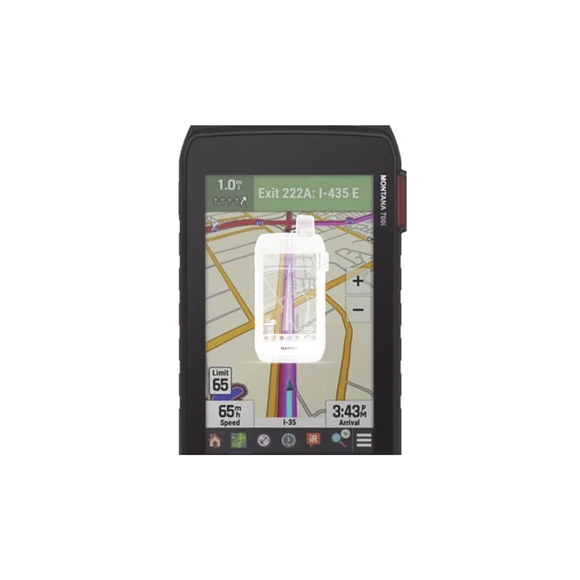 NAVEGADOR GPS PORTÁTIL MONTANA® 700I, CON TECNOLOGÍA INREACH, PANTALLA TÁCTIL DE 5" INCLUYE BATERÍA INTERNA, MEMORIA DE ALMACENAMIENTO DE 16GB-Soluciones Marinas-GARMIN-Bsai Seguridad & Controles