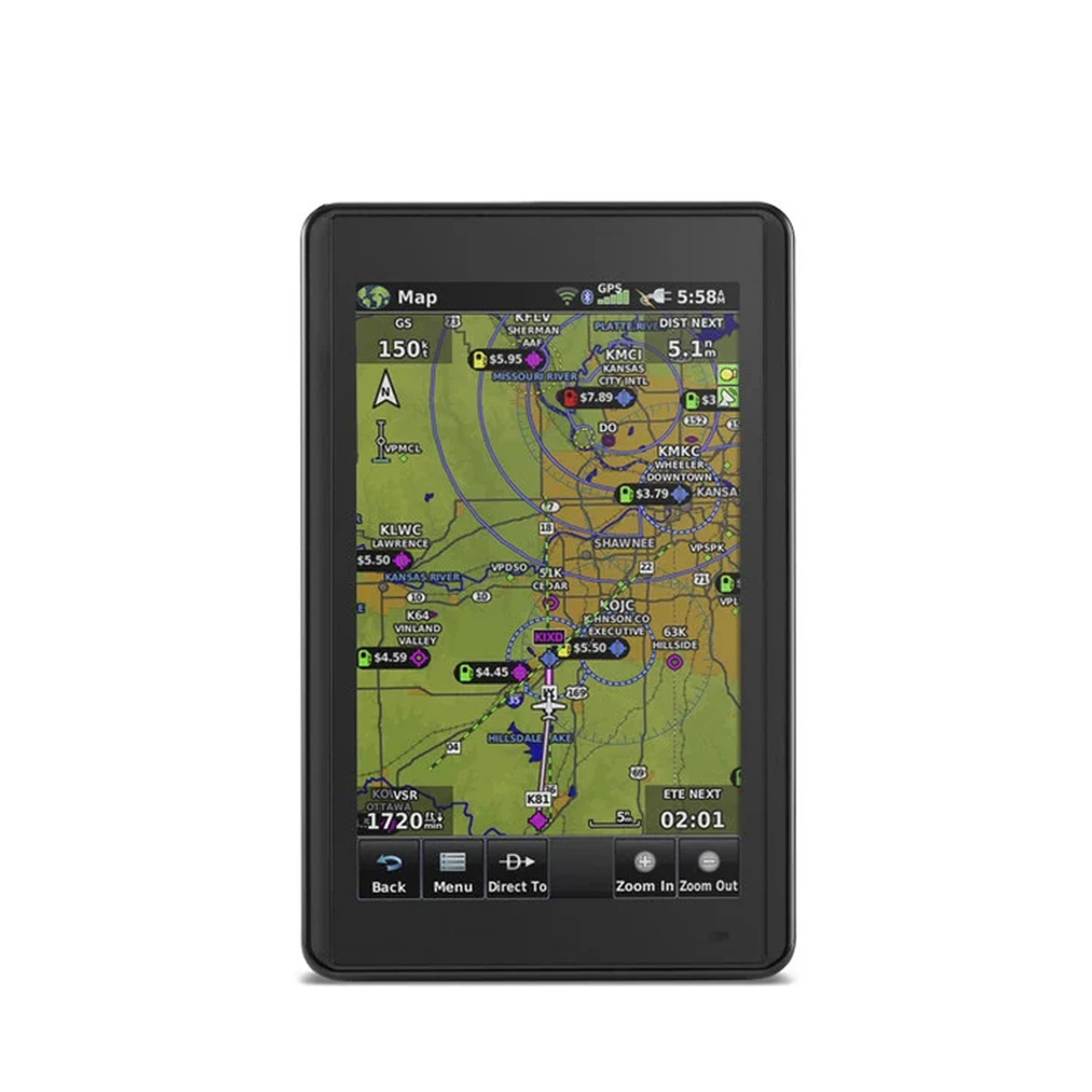 NAVEGADOR PORTÁTIL AERA 660, MUESTRA INFORMACIÓN DE TRAFICO AÉREO Y UNA EXCELENTE VISUALIZACIÓN POR MEDIO DE SU PANTALLA CON VISIÓN 3D TOUCH SCREEN.-Radios ICOM Aéreos-GARMIN-Bsai Seguridad & Controles