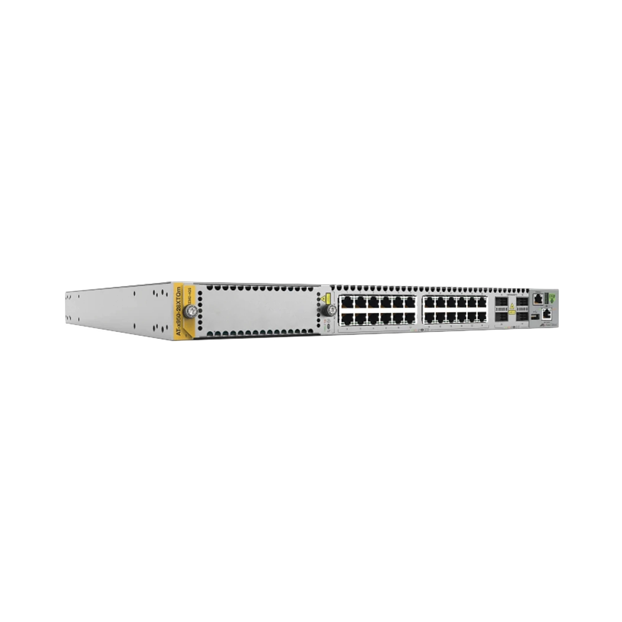 SWITCH AVANZADO, L3, 24X 100M/1G/2.5G/5G/10G-T, 4X QSFP+/QSFP28, 1X MODULO EXP, VERSION TAA C/NCP1-Networking-ALLIED TELESIS-Bsai Seguridad & Controles