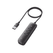 HUB USB 3.0 / 4 PUERTOS / 1 METRO / NEGRO-Megafonia y Audioevacuacion-UGREEN-Bsai Seguridad & Controles