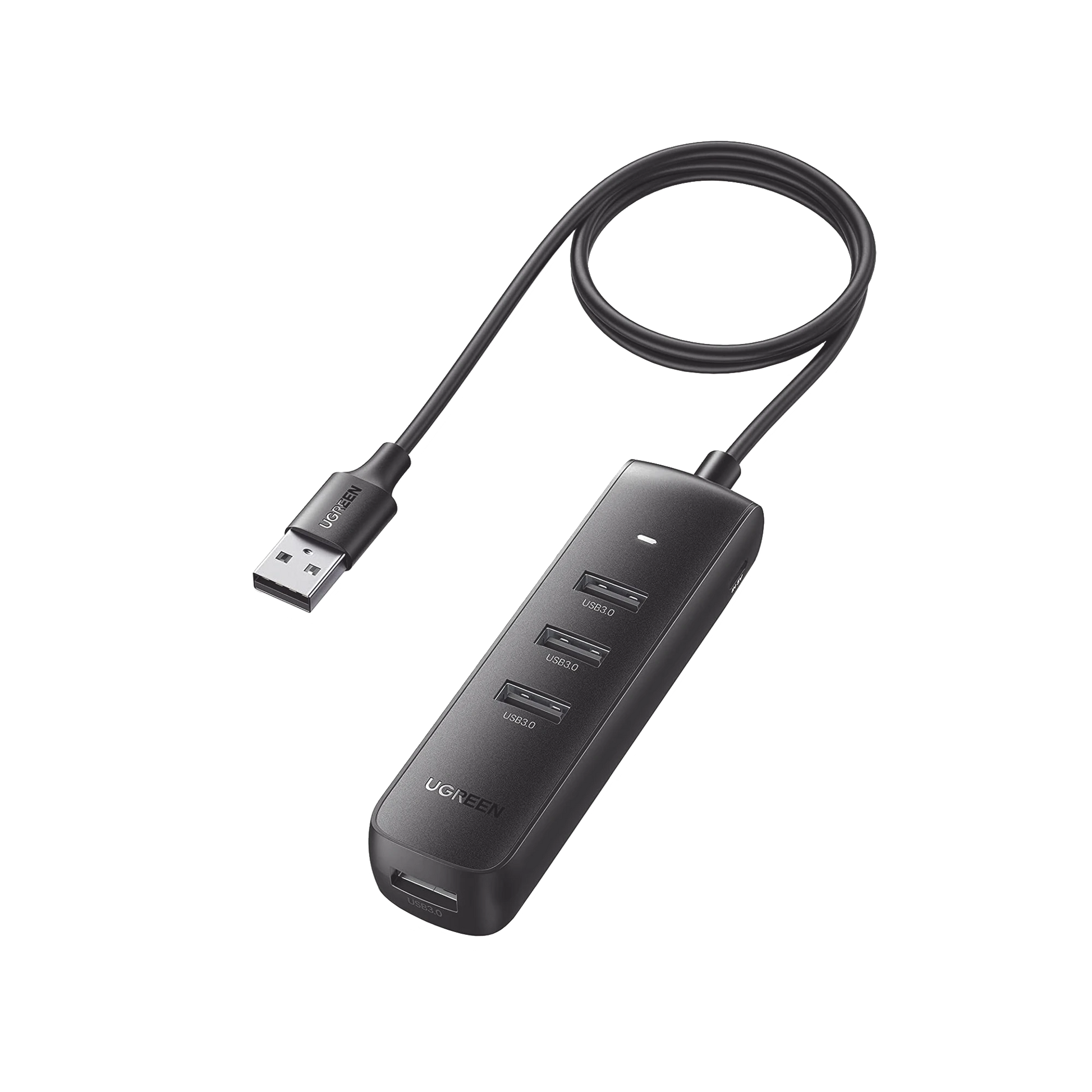 HUB USB 3.0 / 4 PUERTOS / 1 METRO / NEGRO-Megafonia y Audioevacuacion-UGREEN-Bsai Seguridad & Controles