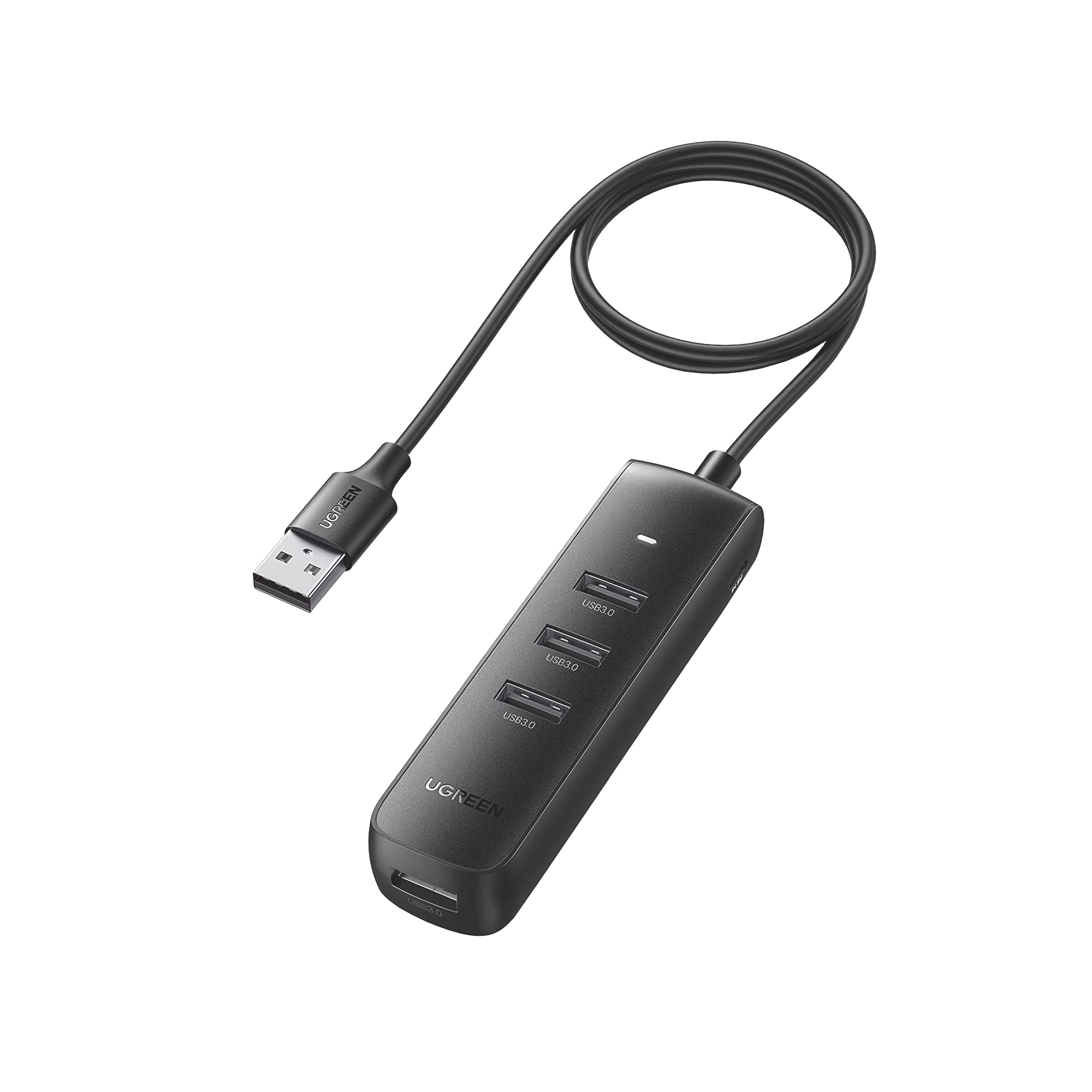 HUB USB 3.0 / 4 PUERTOS / 1 METRO / NEGRO-Megafonia y Audioevacuacion-UGREEN-Bsai Seguridad & Controles