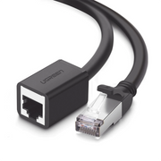 CABLE DE EXTENSIÓN CAT6 RJ45 F/UTP / MACHO A HEMBRA / 3M / MÉTODO DE CONEXIÓN 568B / VELOCIDAD DE TRANSMISIÓN 1000MBPS / ANCHO DE BANDA DEL CANAL 250MHZ /CAJA DE COBRE / NEGRO-Cableado-UGREEN-Bsai Seguridad & Controles