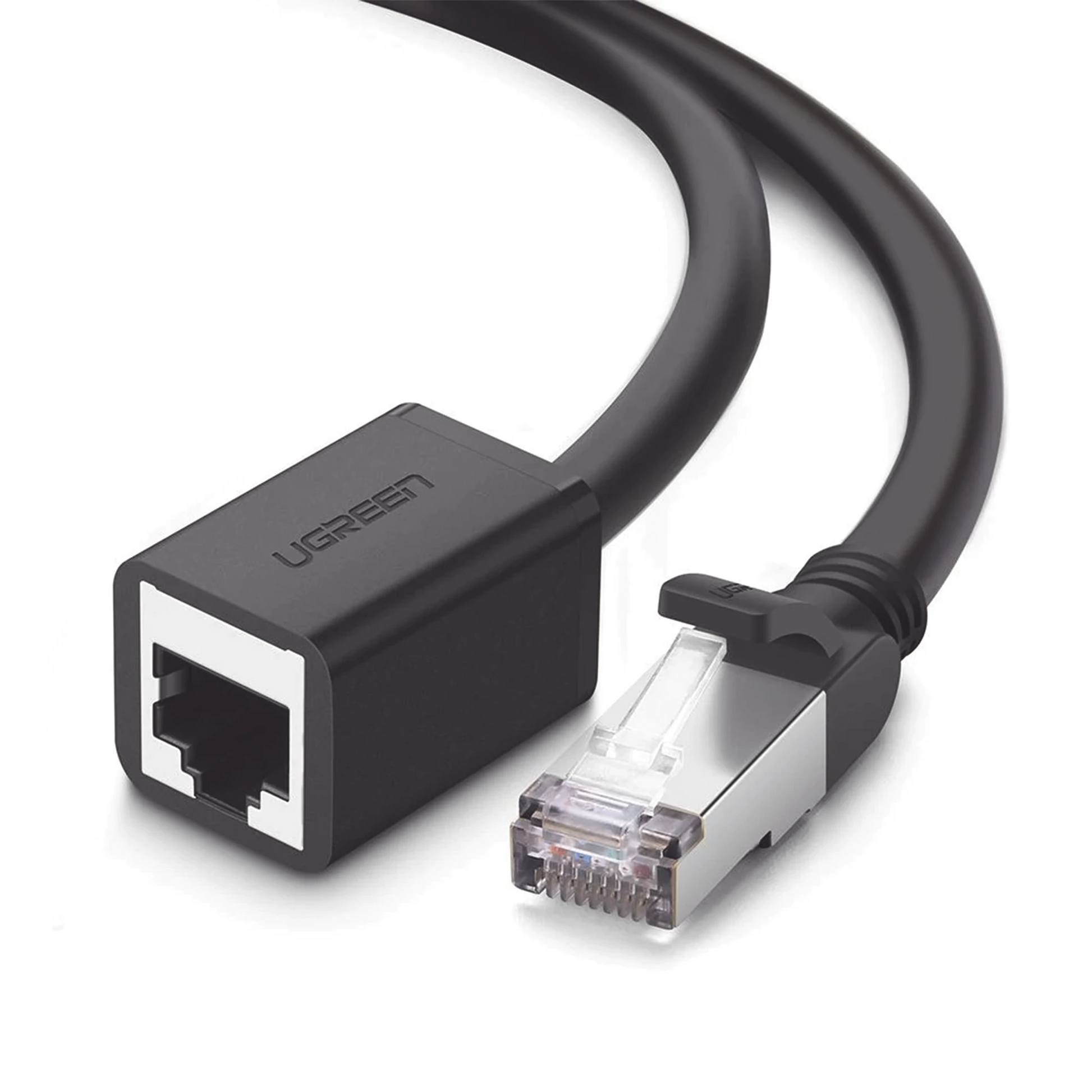 CABLE DE EXTENSIÓN CAT6 RJ45 F/UTP / MACHO A HEMBRA / 3M / MÉTODO DE CONEXIÓN 568B / VELOCIDAD DE TRANSMISIÓN 1000MBPS / ANCHO DE BANDA DEL CANAL 250MHZ /CAJA DE COBRE / NEGRO-Cableado-UGREEN-Bsai Seguridad & Controles