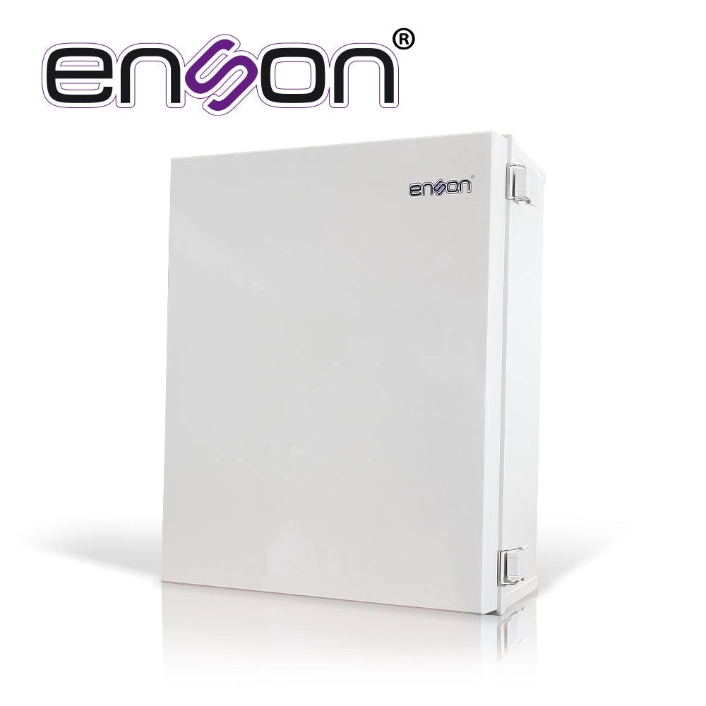 GABINETE TIPO NEMA ENSON ENS-PCE4050 DE POLYESTER 500X400X200MM IP66 / NEMA4 IDEAL PARA INSTALACION Y RESGUARDO DE EQUIPOS ELECTRONICOS EN INTEMPERIE-Accesorios Videovigilancia-ENSON-Bsai Seguridad & Controles