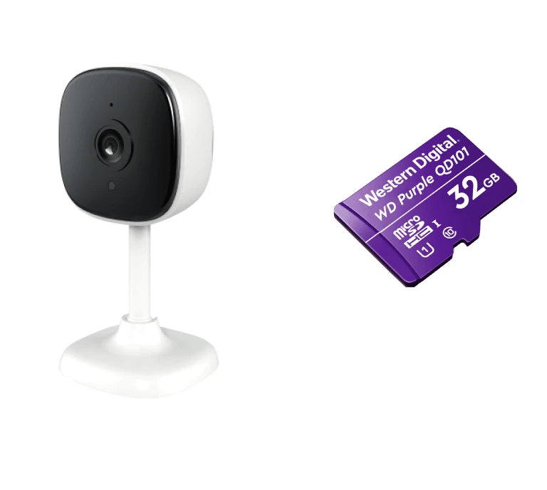 NGTECO NGC1201PAK - PAQUETE DE CÁMARA NGC1201 IP CUBO WIFI 1080P CON MEMORIA DE 32GB MICRO SDHC/ LINEA PURPLE/ CLASE 10 U1-WiFi (Inalámbricas)-ZKTECO-Bsai Seguridad & Controles