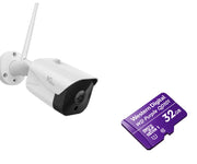 NGTECO NGC401PAK - PAQUETE DE CÁMARA NGC401 IP BULLET WIFI 1080P CON MEMORIA DE 32GB MICRO SDHC/ LINEA PURPLE/ CLASE 10 U1-WiFi (Inalámbricas)-ZKTECO-Bsai Seguridad & Controles