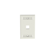PANDUIT NK1FWHY - FACEPLATE DE PARED / 1 PUERTO / COLOR BLANCO /LA PLACA FRONTAL NETKEY™ ES COMPATIBLE CON UN MÓDULO KEYSTONE-Faceplate Y Cajas Universales-PANDUIT-Bsai Seguridad & Controles
