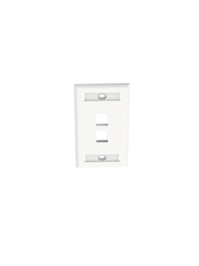 PANDUIT NK2FWHY - FACEPLATE DE PARED / 2 PUERTOS / COLOR BLANCO /LA PLACA FRONTAL NETKEY™ ES COMPATIBLE CON UN MÓDULO KEYSTONE-Faceplate Y Cajas Universales-PANDUIT-Bsai Seguridad & Controles
