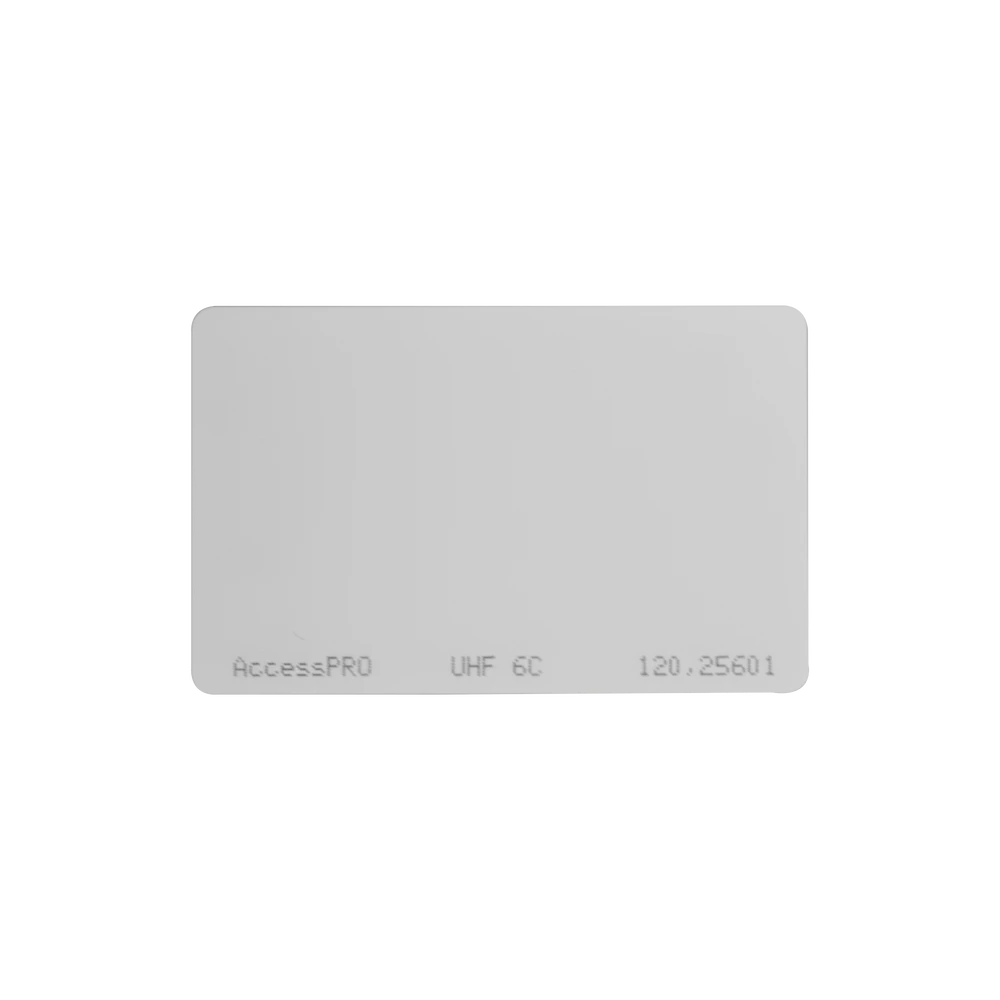 TAG UHF TIPO TARJETA PARA LECTORAS DE LARGO ALCANCE 900 MHZ / EPC GEN 2 / ISO 18000 6C / NO IMPRIMIBLE-Lectoras y Tarjetas-ACCESSPRO-Bsai Seguridad & Controles