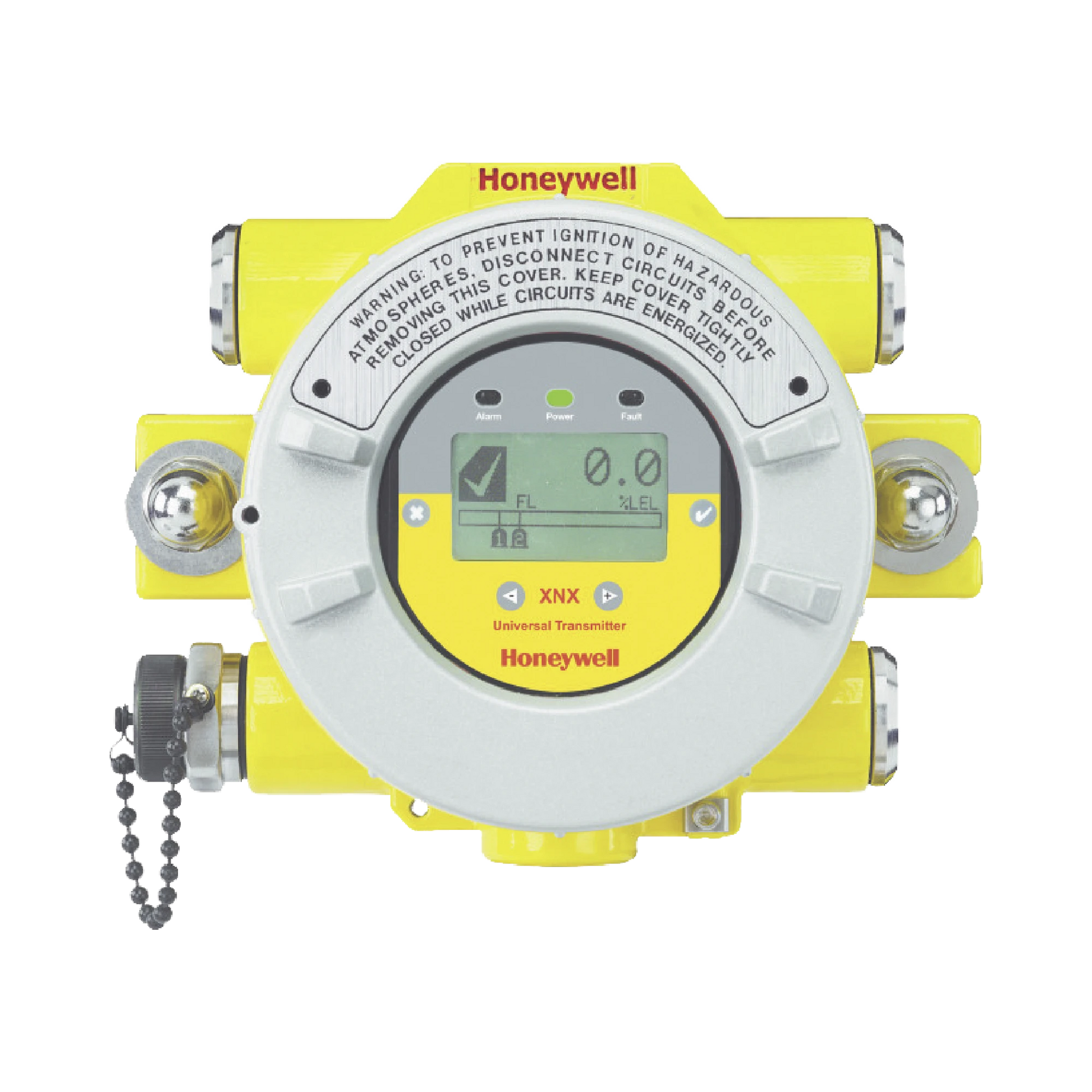 TRANSMISOR UNIVERSAL CON RELEVADORES / 5 ENTRADAS TIPO NPT DE ¾” / CARCASA FABRICADA EN ALUMINIO / PANTALLA LCD DE 2.5” / NO INCLUYE SENSOR-Dispositivos Convencionales-HONEYWELL ANALYTICS-Bsai Seguridad & Controles