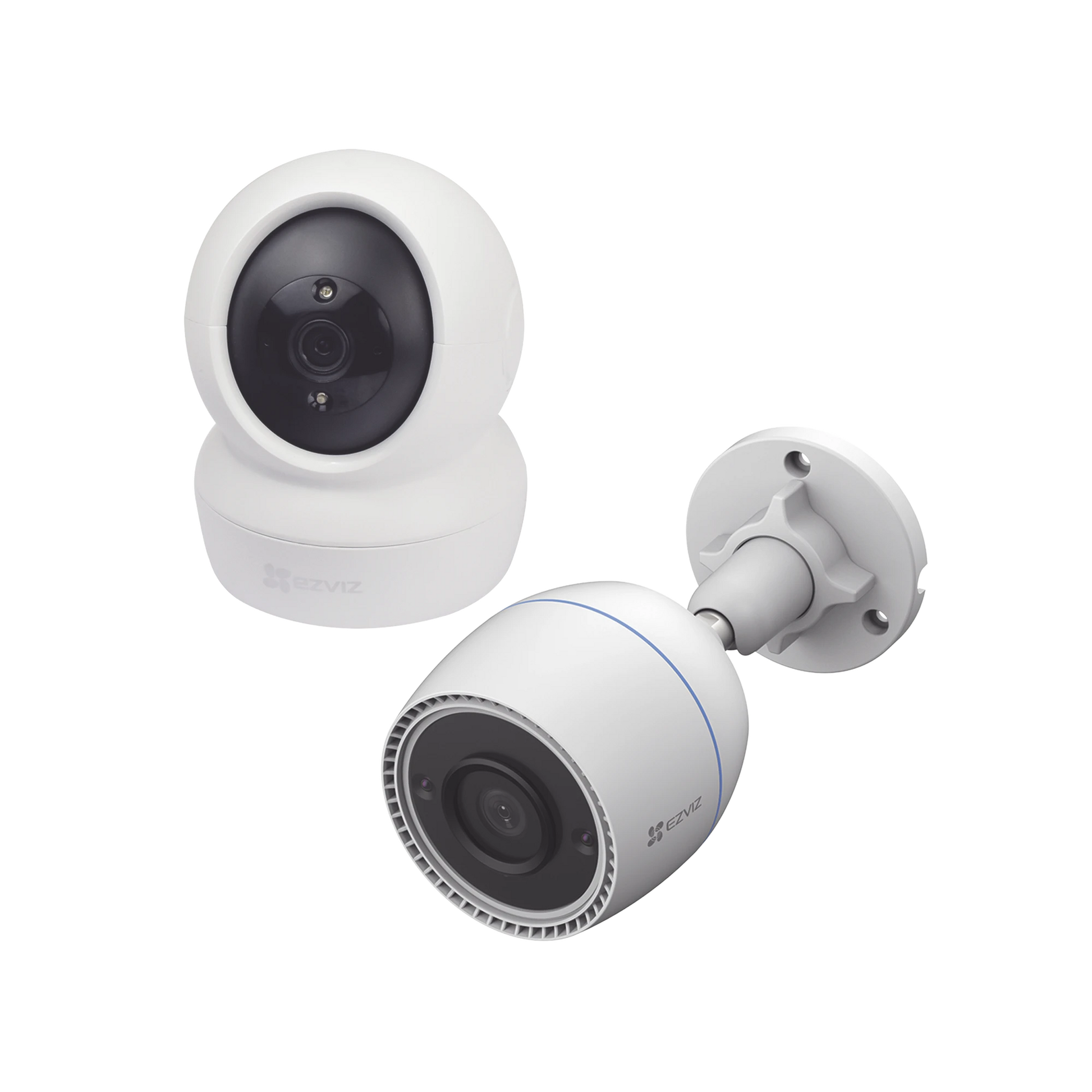 KIT DE CÁMARAS WIFI / INCLUYE 1 PIEZA C6N PARA USO EN INTERIOR Y 1 PIEZA CS-C3TN PARA USO EN EXTERIOR / DETECCIÓN DE MOVIMIENTO / NOTIFICACIONES INSTANTÁNEAS-Kits- Sistemas Completos-EZVIZ-Bsai Seguridad & Controles