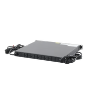 PDU MONITOREABLE DE TRANSFERENCIA AUTOMÁTICA ATS (FUENTE REDUNDANTE), CON 10 SALIDAS 5-15R, ENCHUFES DE ENTRADA L5-15P, INSTALACIÓN HORIZONTAL DE 19IN, 1UR, 15 AMP, 120 VCA-PDU-HOFFMAN-Bsai Seguridad & Controles
