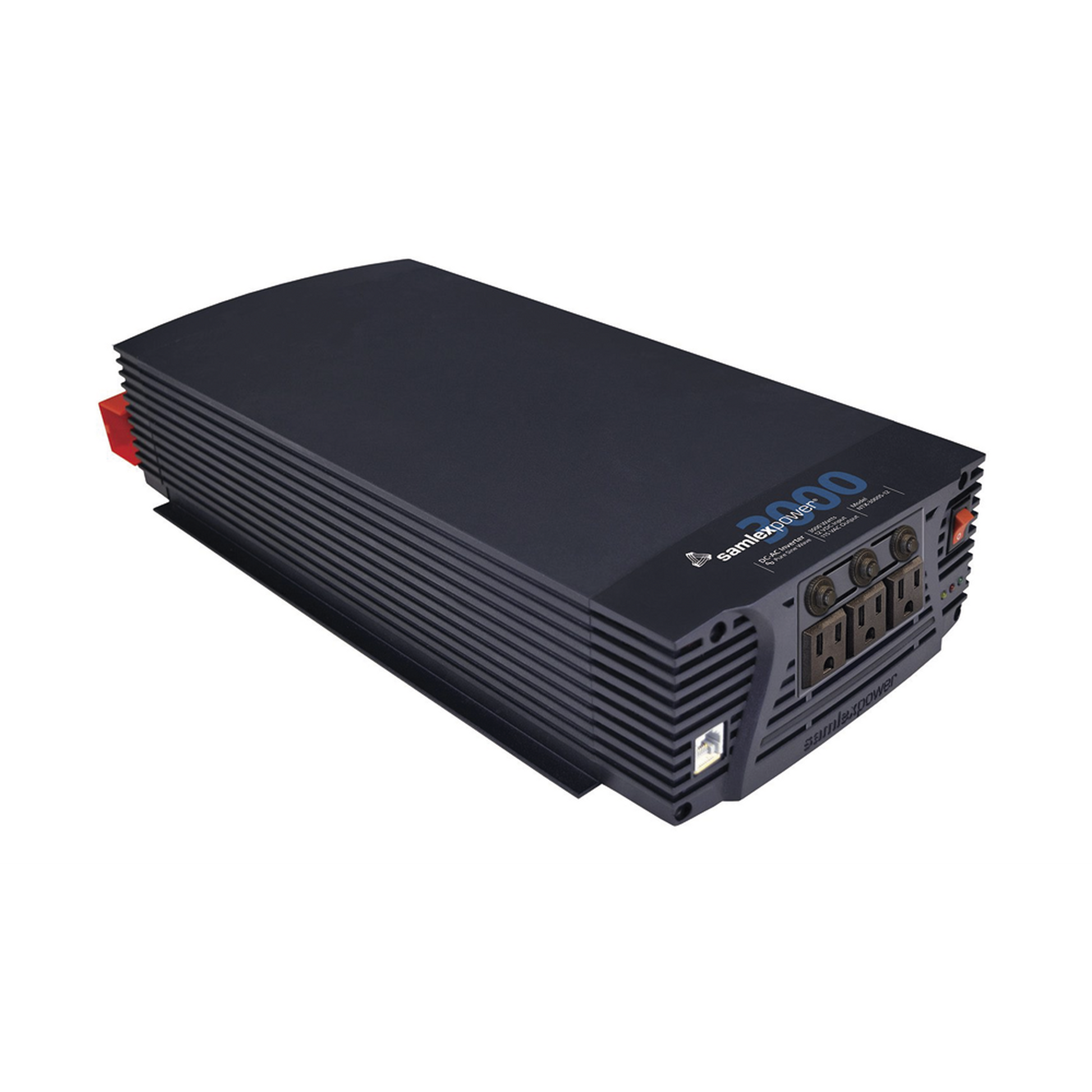 INVERSOR DE CORRIENTE DE ONDA SENOIDAL PURA 3000 W / 12 VCC / SALIDA GFCI 120VCA-Energía Solar-SAMLEX-Bsai Seguridad & Controles