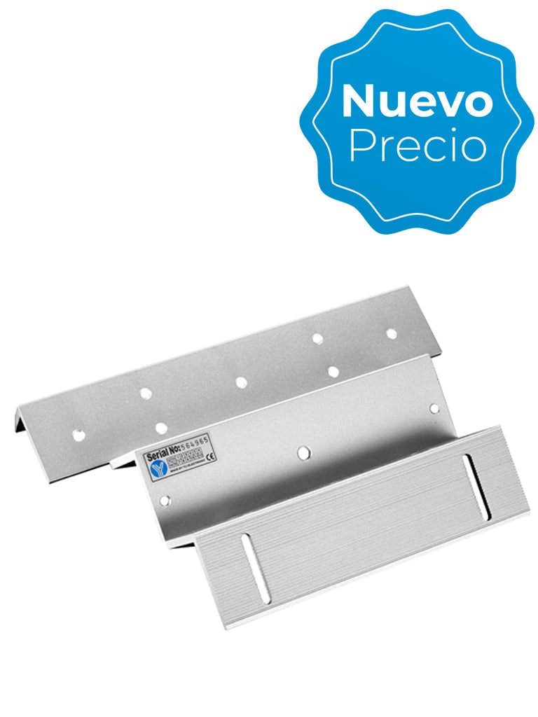 YLI MBK280NZL - SOPORTE DE FIJACIÓN ZL PARA PUERTA CON APERTURA INTERIOR / COMPATIBLE CON CHAPA MAGNÉTICA YM280N/ #NUEVOPRECIO-Accesorios-YLI ELECTRONIC-Bsai Seguridad & Controles