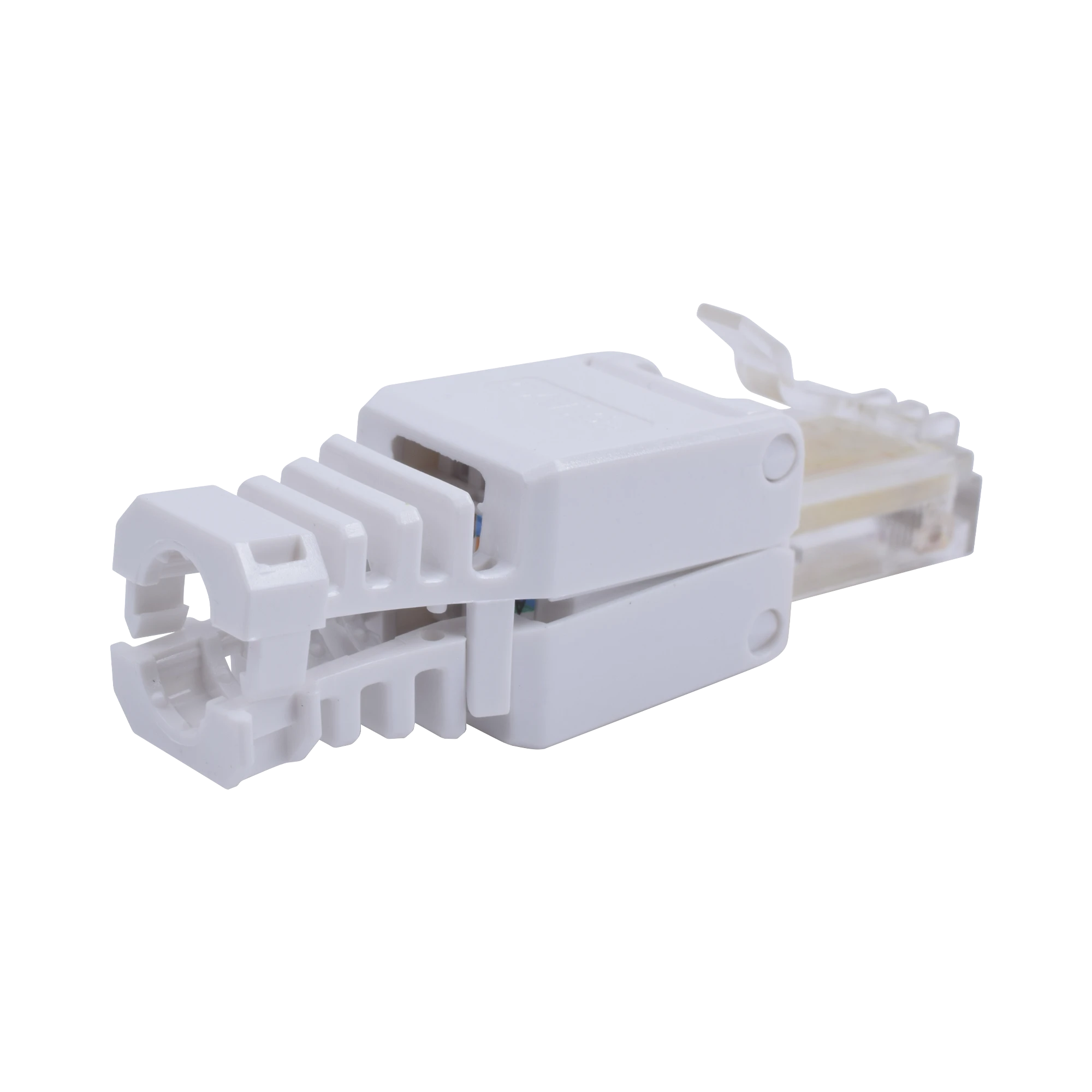 NUEVOS PLUGS DE CAMPO RJ45 PARA CABLE CAT5E SIN USO DE HERRAMIENTAS-Jacks / Plugs-LINKEDPRO BY EPCOM-Bsai Seguridad & Controles