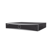 NVR 12 MEGAPIXEL (4K) / 32 CANALES IP / 16 PUERTOS POE+ / RECONOCIMIENTO FACIAL / ACUSENSE (EVITA FALSAS ALARMAS) / 4 BAHÍAS DE DISCO DURO / SWITCH POE 300 MTS / HDMI EN 4K / ALARMAS I/O-Cámaras IP y NVRs-HIKVISION-Bsai Seguridad & Controles