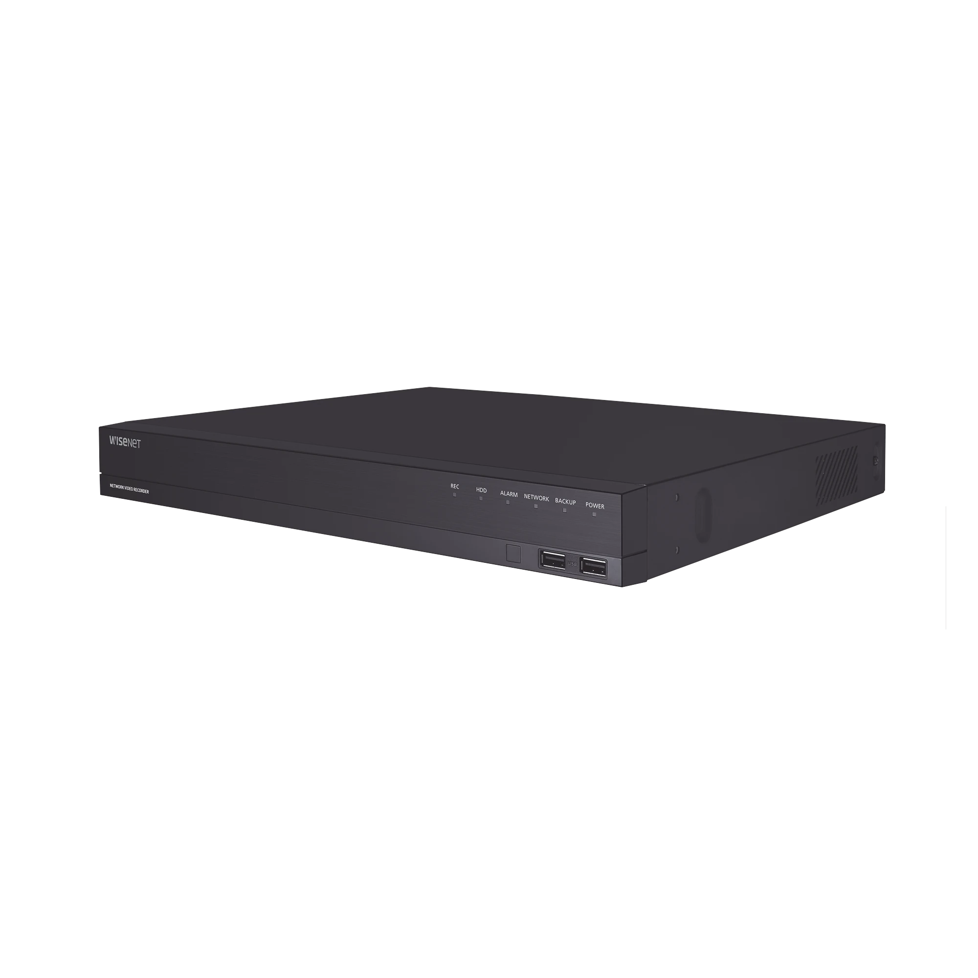 NVR 16 CANALES GRABACION HASTA 8MP / H.265 / P2P WISENET / 16 PUERTOS POE PLUG AND PLAY / 80 MBPS PARA GRABACION.-Cámaras IP y NVRs-HANWHA VISION-Bsai Seguridad & Controles