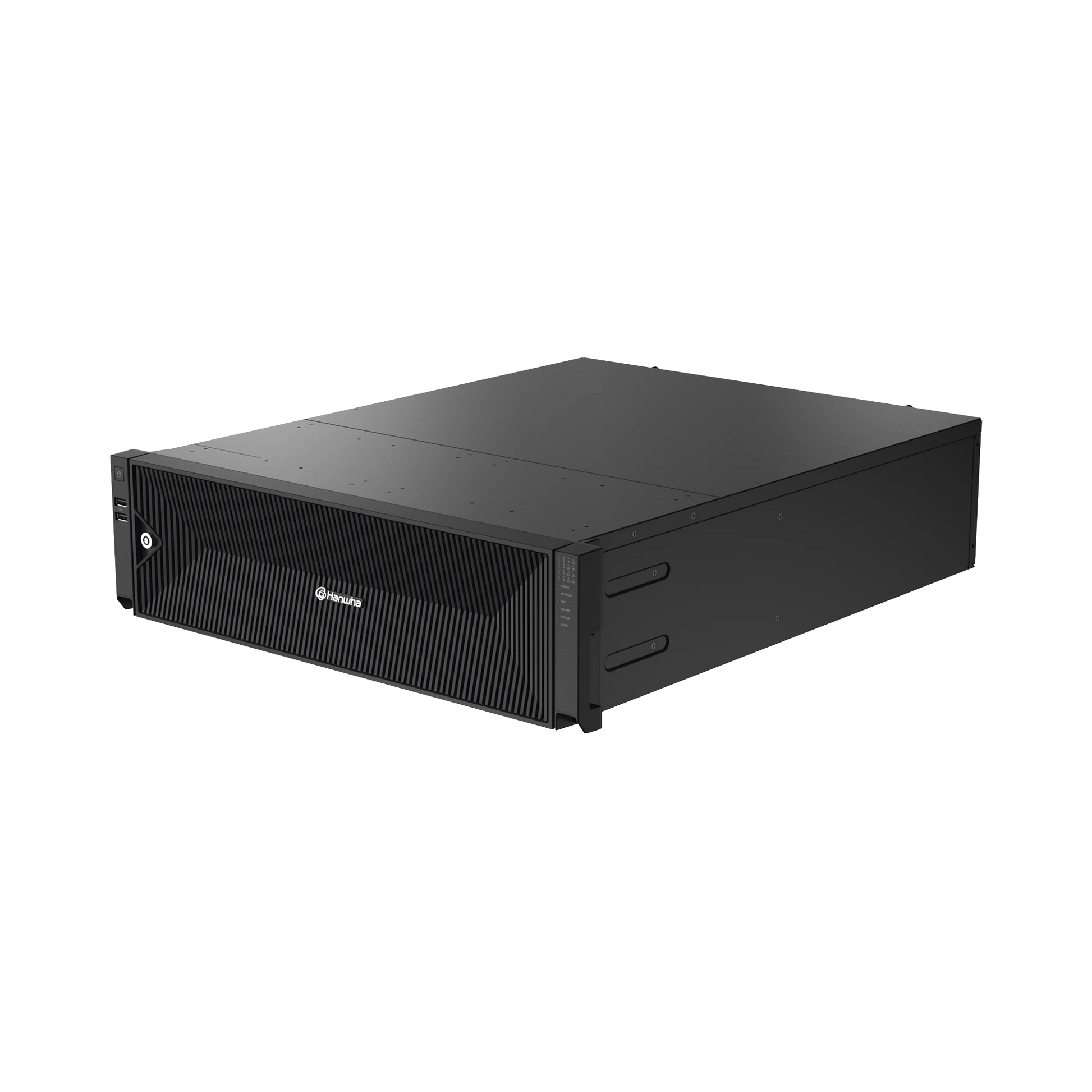 NVR DE 64 CANALES / HASTA 32 MP / H.265 & WISESTREAM / PROCESAMIENTO 400 MBPS / 3 PUERTOS DE RED / RAID 5-6 / 16 BAHIAS PARA DISCO DURO (NO INCLUIDOS)-Cámaras IP y NVRs-HANWHA VISION-Bsai Seguridad & Controles