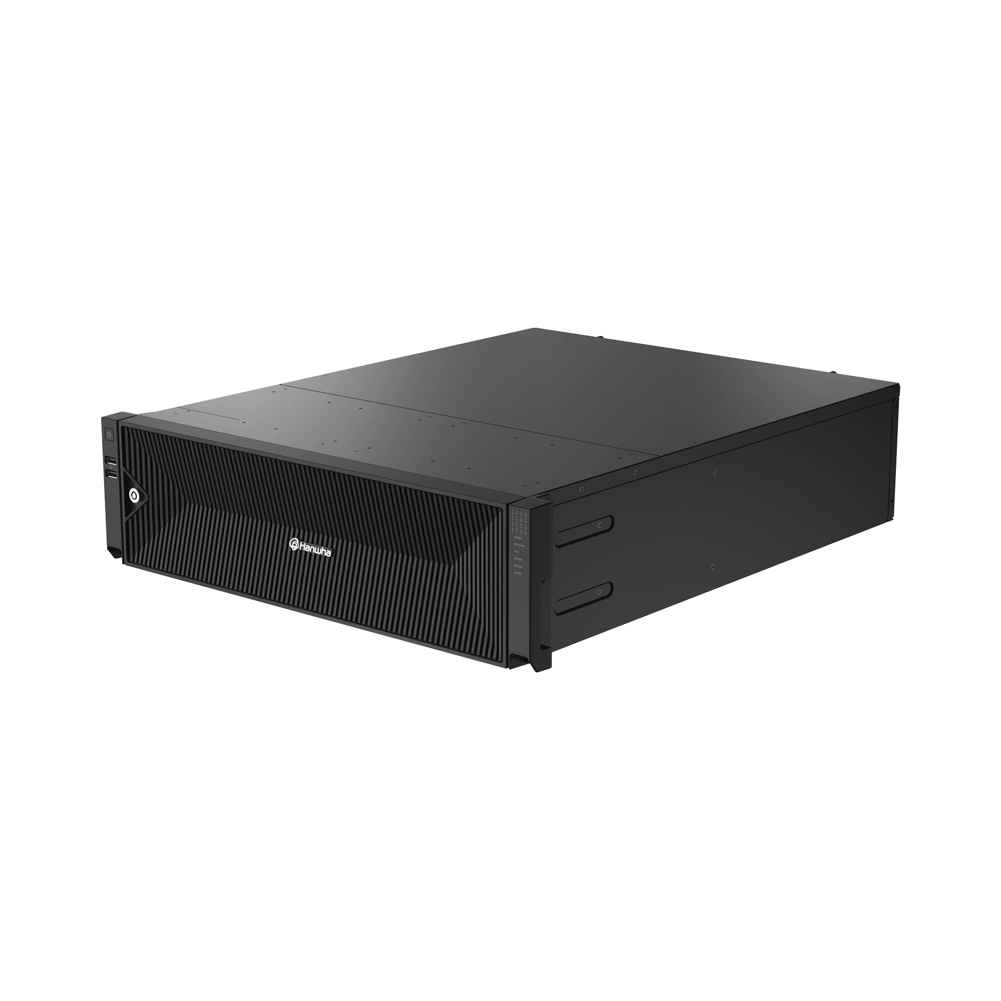 NVR DE 64 CANALES / HASTA 32 MP / H.265 & WISESTREAM / PROCESAMIENTO 400 MBPS / 3 PUERTOS DE RED / RAID 5-6 / 16 BAHIAS PARA DISCO DURO (NO INCLUIDOS)-Cámaras IP y NVRs-HANWHA VISION-Bsai Seguridad & Controles
