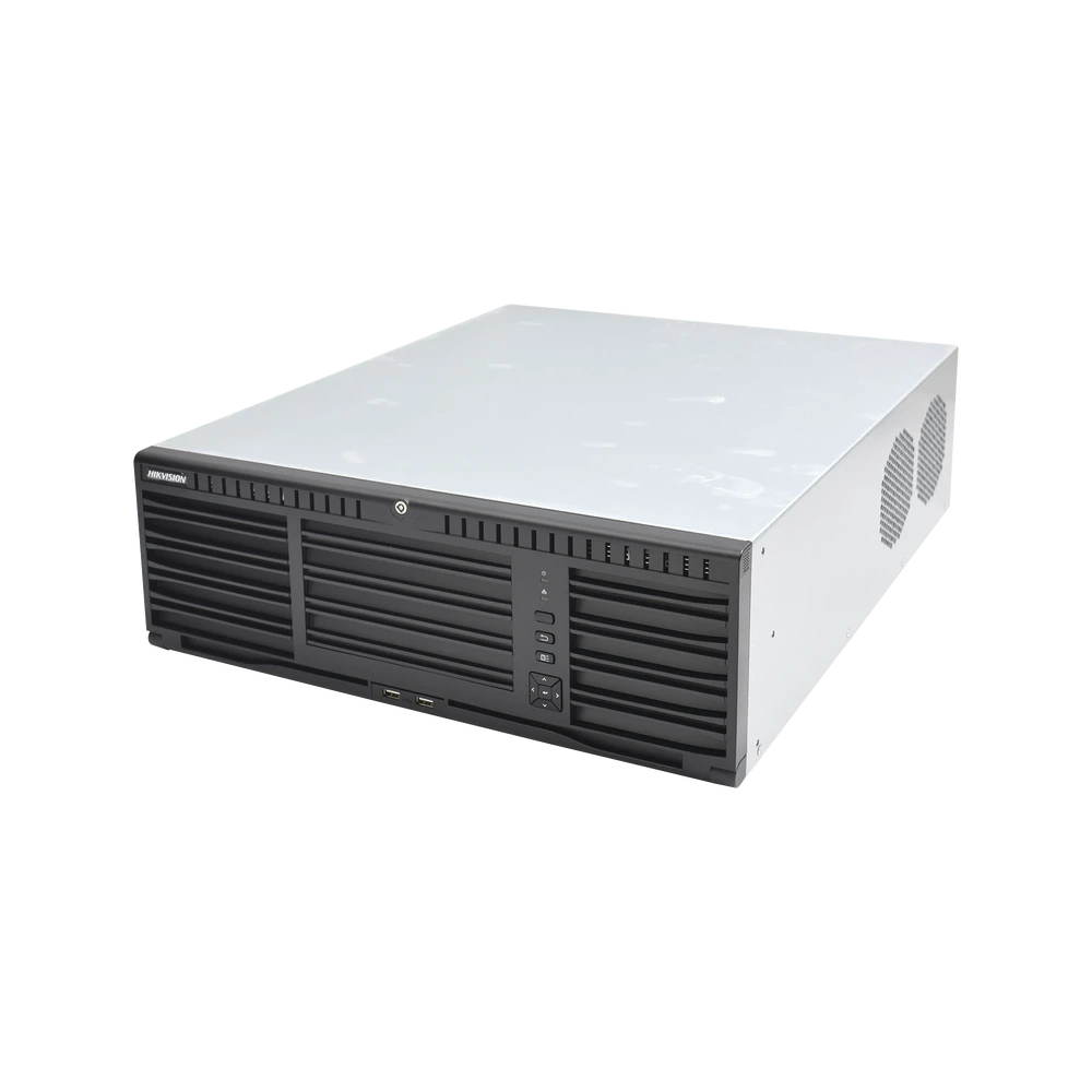 NVR 12 MEGAPIXEL (4K) / 256 CANALES IP / 16 BAHÍAS DE DISCO DURO / 4 PUERTOS DE RED / SOPORTA RAID CON HOT SWAP / NVR DE ALTO DESEMPEÑO-Nvrs-HIKVISION-Bsai Seguridad & Controles