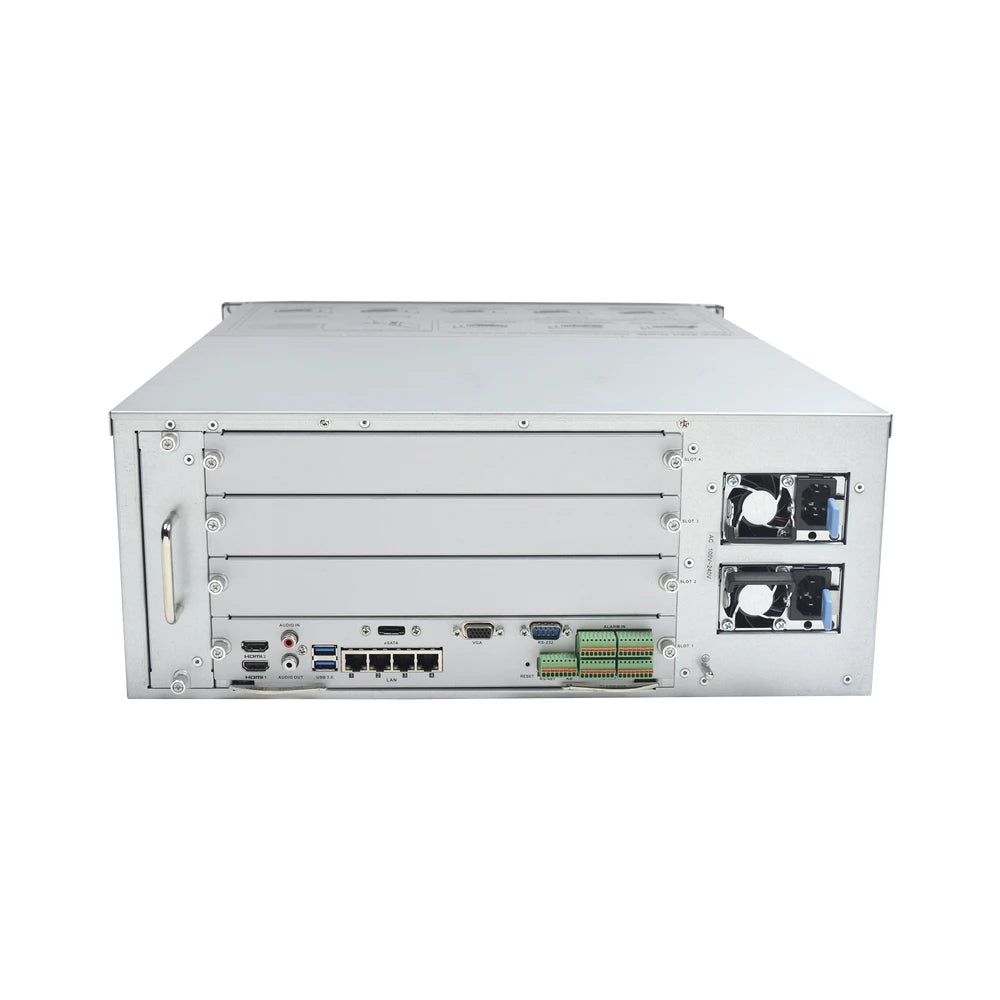 NVR 12 MEGAPIXEL (4K) / 128 CANALES IP / 24 BAHÍAS DE DISCO DURO / 4 PUERTOS DE RED / SOPORTA RAID CON HOT SWAP / NVR DE ALTO DESEMPEÑO-Nvrs-HIKVISION-Bsai Seguridad & Controles