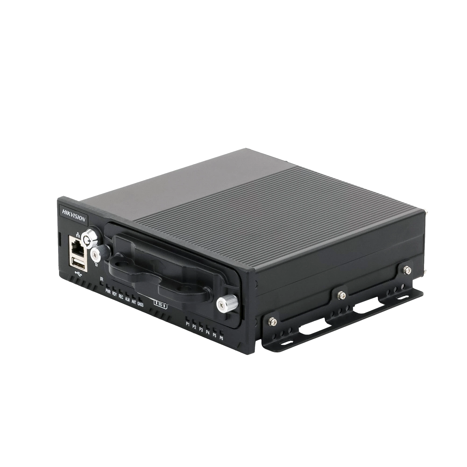 NVR MÓVIL DE 8 CANALES DE 2 MEGAPIXEL / 4 PUERTOS POE / 2 BAHÍAS DE DISCO DURO / INCLUYE MODULO GPS / CONECTOR RJ45-Videograbadoras Móviles, Dash Cams y Body Cams-HIKVISION-AEMN5043(RJ45)-Bsai Seguridad & Controles