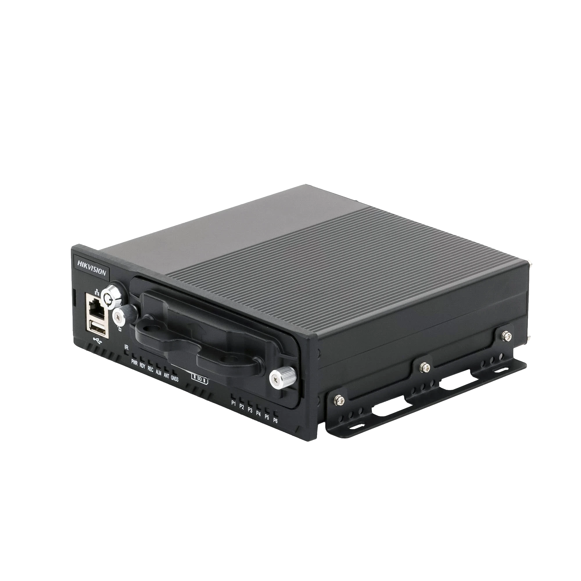 NVR MÓVIL DE 8 CANALES DE 2 MEGAPIXEL / 4 PUERTOS POE / 2 BAHÍAS DE DISCO DURO / INCLUYE MODULO GPS / CONECTOR RJ45-Videograbadoras Móviles, Dash Cams y Body Cams-HIKVISION-AEMN5043(RJ45)-Bsai Seguridad & Controles