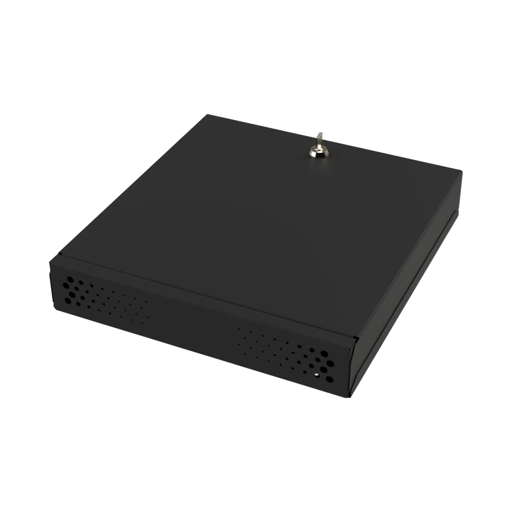 GABINETE METÁLICO PARA DVR/NVR. TAMAÑO MAX. DE DVR/NVR: 445 X 88 X 400MM (AN.XAL.XPROF.). COMPATIBLE CON FUENTE SLIM.-Racks y Gabinetes-EPCOM INDUSTRIAL-Bsai Seguridad & Controles