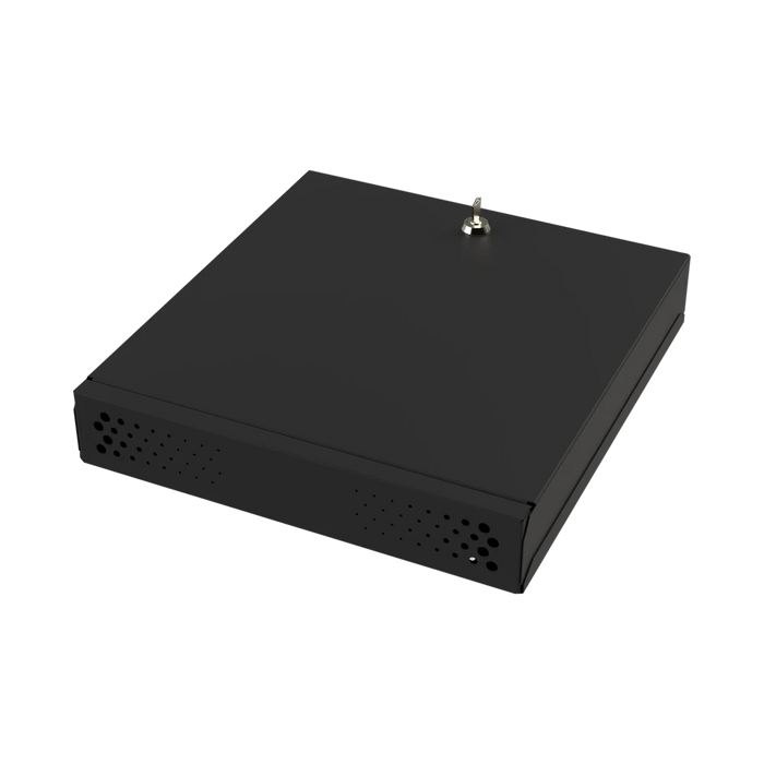 GABINETE METÁLICO PARA DVR/NVR. TAMAÑO MAX. DE DVR/NVR: 445 X 88 X 400MM (AN.XAL.XPROF.). COMPATIBLE CON FUENTE SLIM.-Racks y Gabinetes-EPCOM INDUSTRIAL-GABVID2R3-Bsai Seguridad & Controles