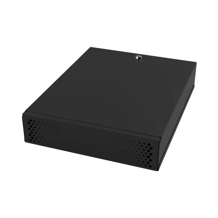 GABINETE METÁLICO PARA DVR/NVR. TAMAÑO MAX. DE DVR/NVR: 445 X 88 X 400MM (AN.XAL.XPROF.). COMPATIBLE CON FUENTE SLIM.-Racks y Gabinetes-EPCOM INDUSTRIAL-GABVID2R3-Bsai Seguridad & Controles