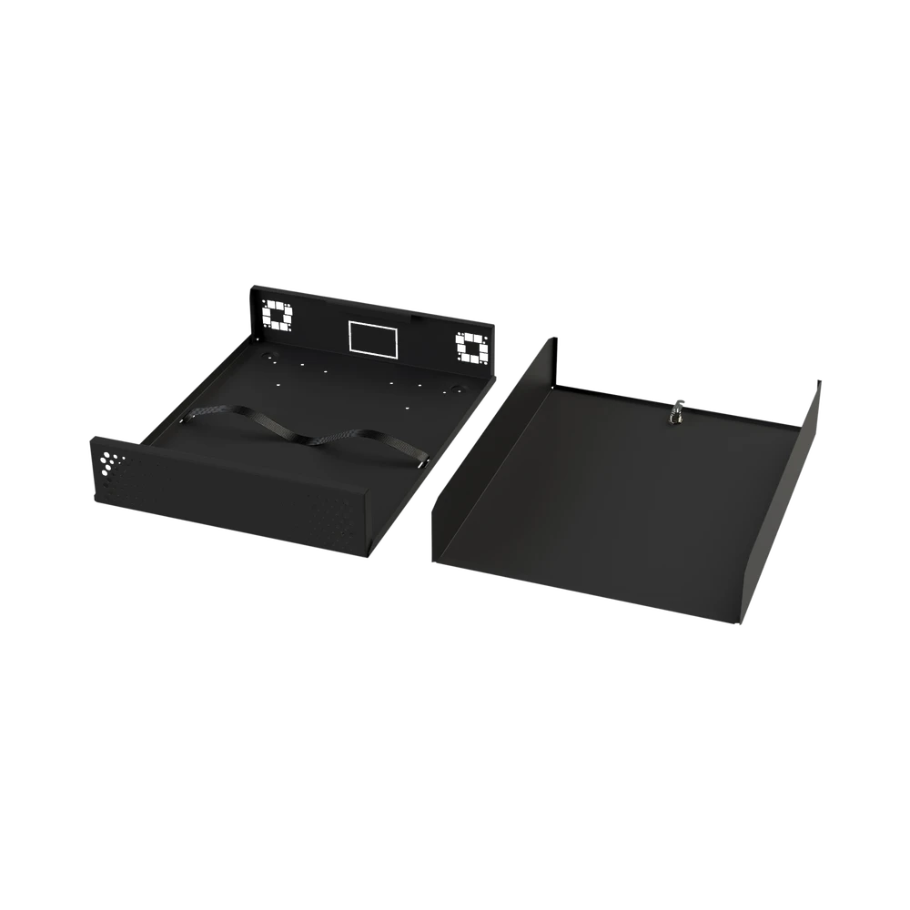 GABINETE METÁLICO PARA DVR/NVR. TAMAÑO MAX. DE DVR/NVR: 445 X 88 X 400MM (AN.XAL.XPROF.). COMPATIBLE CON FUENTE SLIM.-Racks y Gabinetes-EPCOM INDUSTRIAL-Bsai Seguridad & Controles