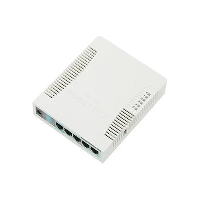 ROUTERBOARD, 5 PUERTOS GIGABIT ETHERNET, 1 PUERTO USB, WIFI 2.4 GHZ 802.11B/G/N, ANTENA DE 2.5 DBI HASTA 1W DE POTENCIA-Redes WiFi-MIKROTIK-Bsai Seguridad & Controles