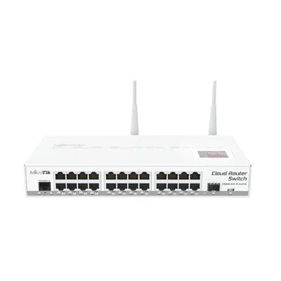 CLOUD ROUTER SWITCH CRS125-24G-1S-2HND-IN 24 PUERTOS GIGABIT ETHERNET, 1 PUERTO SFP, 802.11B/G/N, PARA ESCRITORIO-Switches-MIKROTIK-Bsai Seguridad & Controles