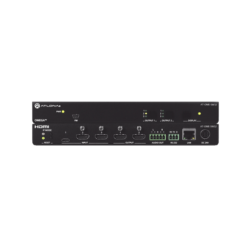 OMEGA MATRIX SWITCHER WITH 2X HDMI AND 1X USB-C AND 2X HDMI OUTPUTS.-VoIP - Telefonía IP - Videoconferencia-ATLONA-AT-OME-SW32-Bsai Seguridad & Controles