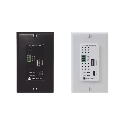 OMEGA TRANSMISOR DE PLACA DE PARED PARA USB-C-VoIP - Telefonía IP - Videoconferencia-ATLONA-AT-OME-EX-TX-WPC-Bsai Seguridad & Controles