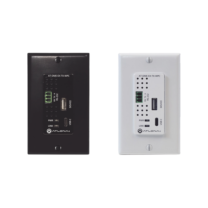 OMEGA TRANSMISOR DE PLACA DE PARED PARA USB-C-VoIP - Telefonía IP - Videoconferencia-ATLONA-AT-OME-EX-TX-WPC-Bsai Seguridad & Controles