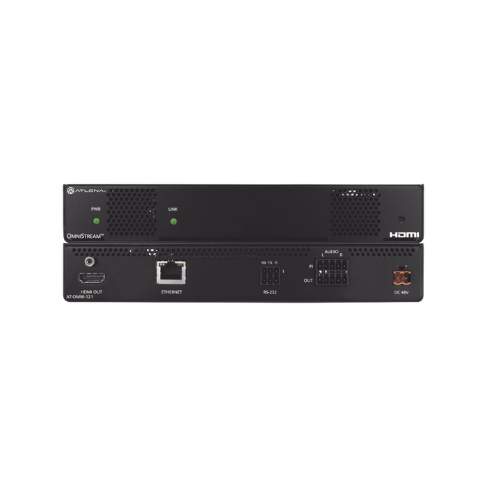 OMNISTREAM DECODIFICADOR AV EN RED DE UN SOLO CANAL-VoIP - Telefonía IP - Videoconferencia-ATLONA-AT-OMNI-121-Bsai Seguridad & Controles