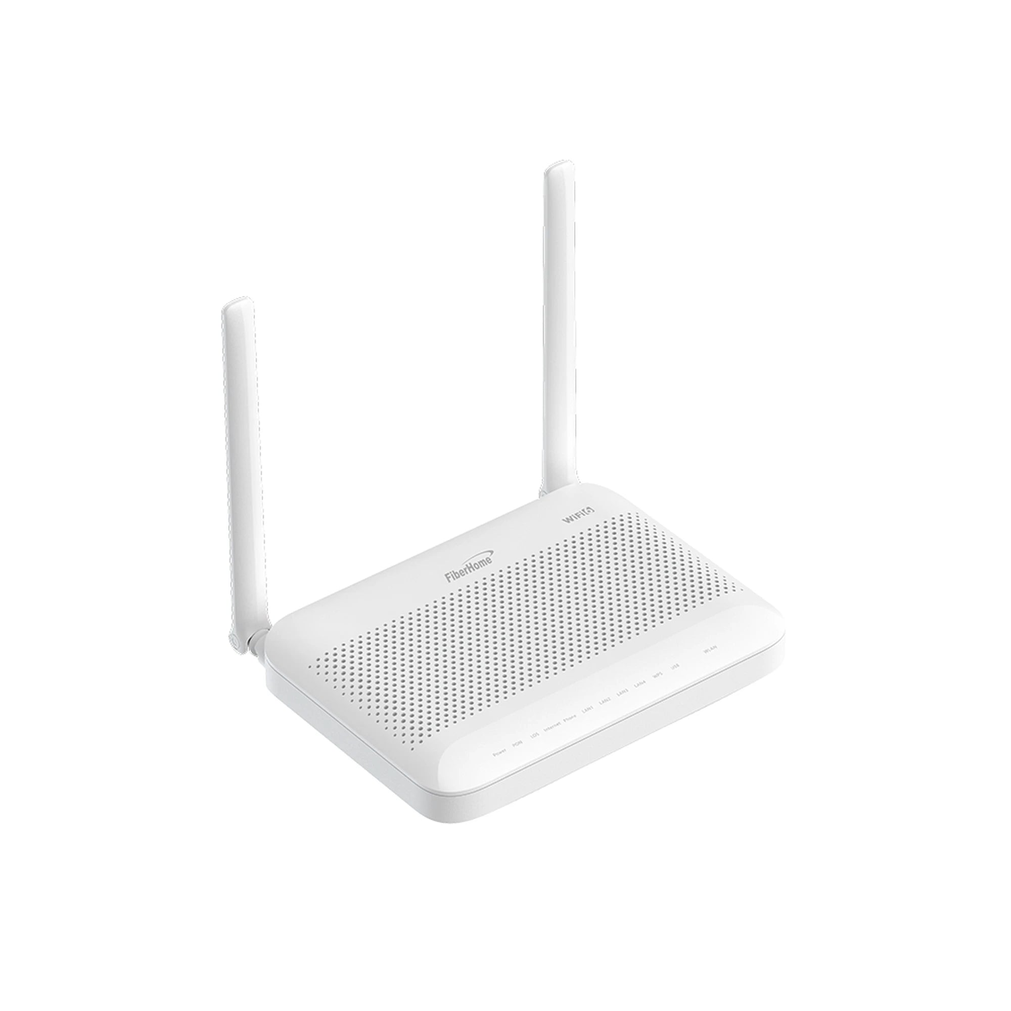 ONU GPON WIFI 6, 2.4/5 GHZ, 4 PUERTOS GIGABIT + 1 POTS + 2 USB, CONECTOR SC/UPC-Redes FTTH/PON-FIBERHOME-Bsai Seguridad & Controles