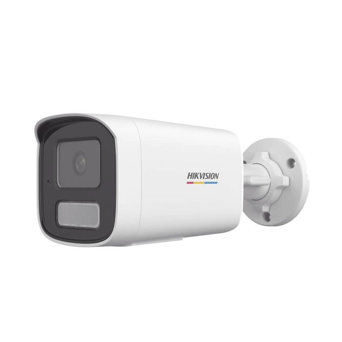 [DUAL LIGHT + COLORVU] BALA IP 6 MEGAPIXEL / LENTE 4 MM / 50 MTS IR + 50 MTS LUZ BLANCA / MICRÓFONO INTEGRADO / ACUSENSE LITE / EXTERIOR IP67 / WDR 120 DB / POE / MICRO SD / ONVIF-Cámaras IP y NVRs-HIKVISION-DS-2CD1T67G2H-LIUF-Bsai Seguridad & Controles