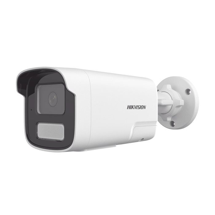 BALA IP 4 MEGAPÍXEL / ACUSENSE LITE (DETECCIÓN DE HUMANOS Y VEHICULOS) / LENTE 4 MM / AUDIO DE DOS VÍAS / LUZ INTERMITENTE Y ALERTA DE AUDIO / 50 MTS IR EXIR 2.0 / EXTERIOR IP67 / WDR 120 DB / POE / ONVIF-Cámaras IP y NVRs-HIKVISION-DS-2CD1T43G2-LIUF/SL-Bsai Seguridad & Controles