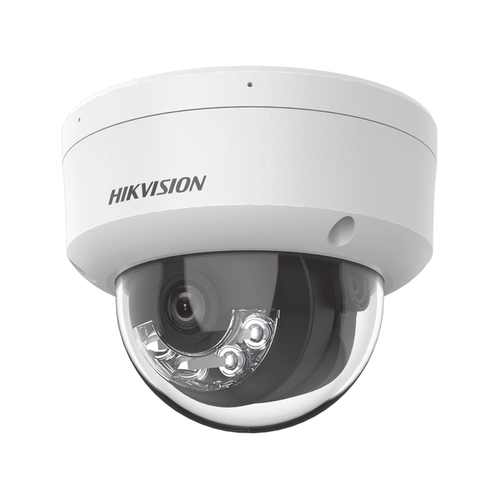 TURRET IP 6 MEGAPIXEL / LENTE 2.8 MM / DUAL LIGHT (30 MTS IR + 20 MTS LUZ BLANCA) / MICRÓFONO INTEGRADO / ACUSENSE LITE / EXTERIOR IP67 / H.265 / POE / ONVIF-Cámaras IP y NVRs-HIKVISION-DS-2CD1163G2-LIU-Bsai Seguridad & Controles