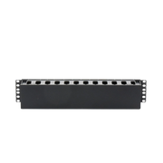 ORGANIZADOR DE CABLES HORIZONTAL DE 2U PARA RACK DE 19", FABRICADO EN POLÍMERO RESISTENTE A DEFORMACIONES Y RAYONES-Racks y Gabinetes-LINKEDPRO BY EPCOM-Bsai Seguridad & Controles