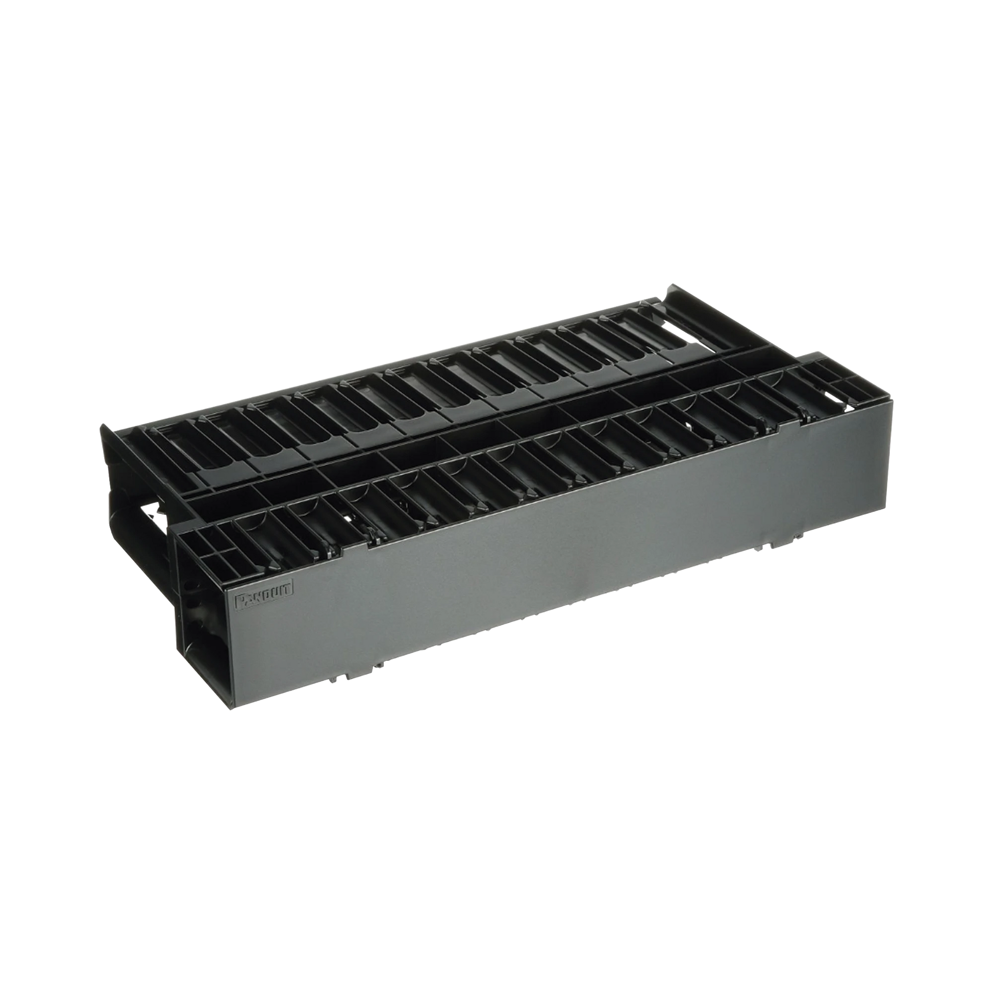 ORGANIZADOR DE CABLES HORIZONTAL NETMANAGER, DOBLE (FRONTAL Y POSTERIOR), PARA RACK DE 19IN, 2UR-Racks y Gabinetes-PANDUIT-Bsai Seguridad & Controles