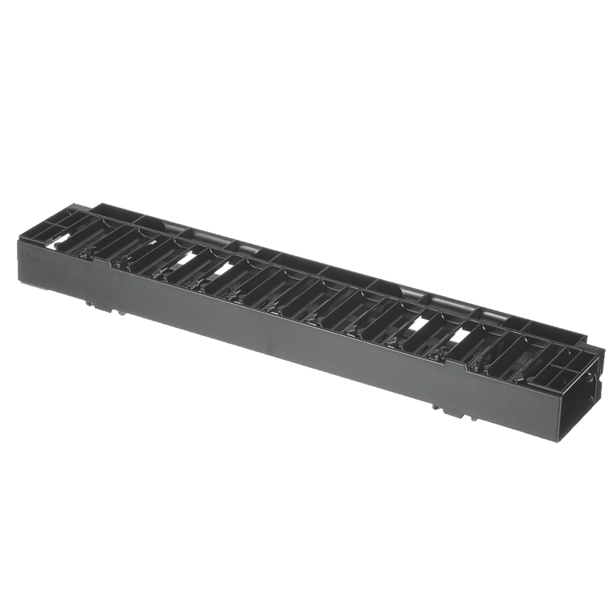 ORGANIZADOR DE CABLES HORIZONTAL NETMANAGER, SENCILLO (SOLO FRONTAL), PARA RACK DE 19IN, 1UR-Racks y Gabinetes-PANDUIT-Bsai Seguridad & Controles